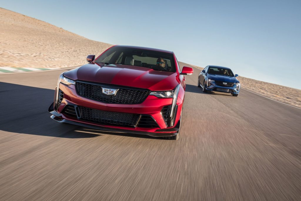 2022 Cadillac CT4-V and CT5-V-Blackwing.