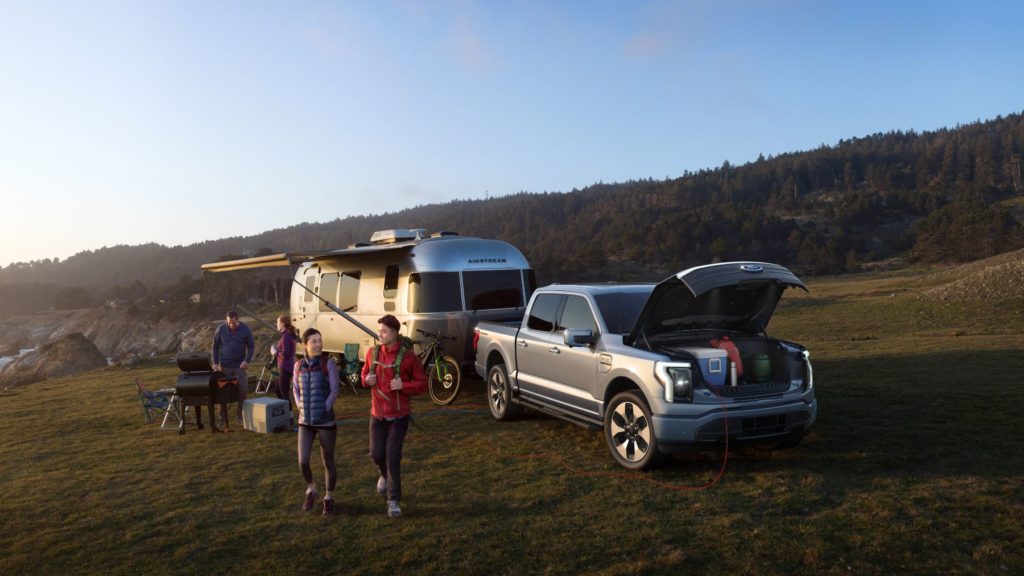 2022 Ford F-150 Lightning Platinum.