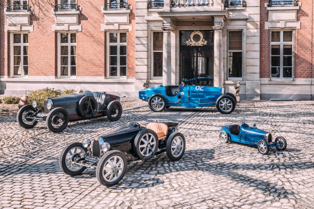 Bugatti Baby II group photo.
