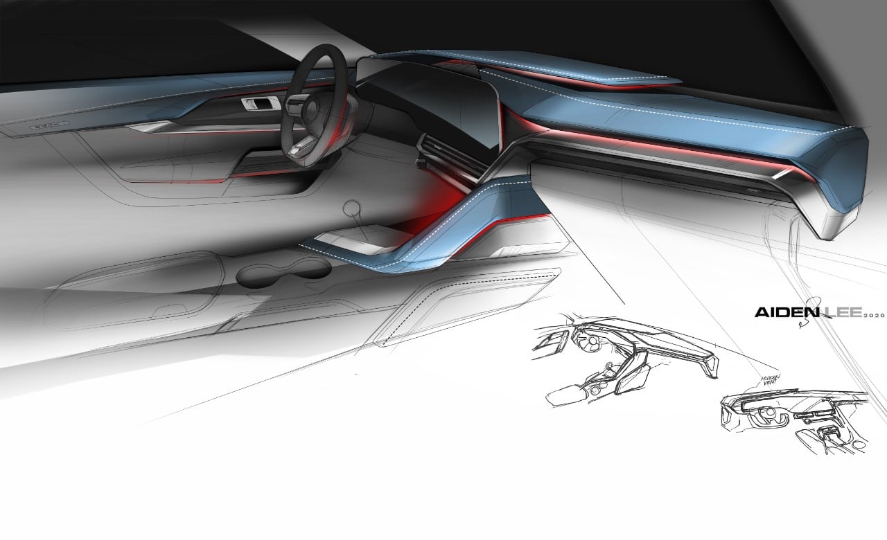 2024 Ford Mustang Design Sketches