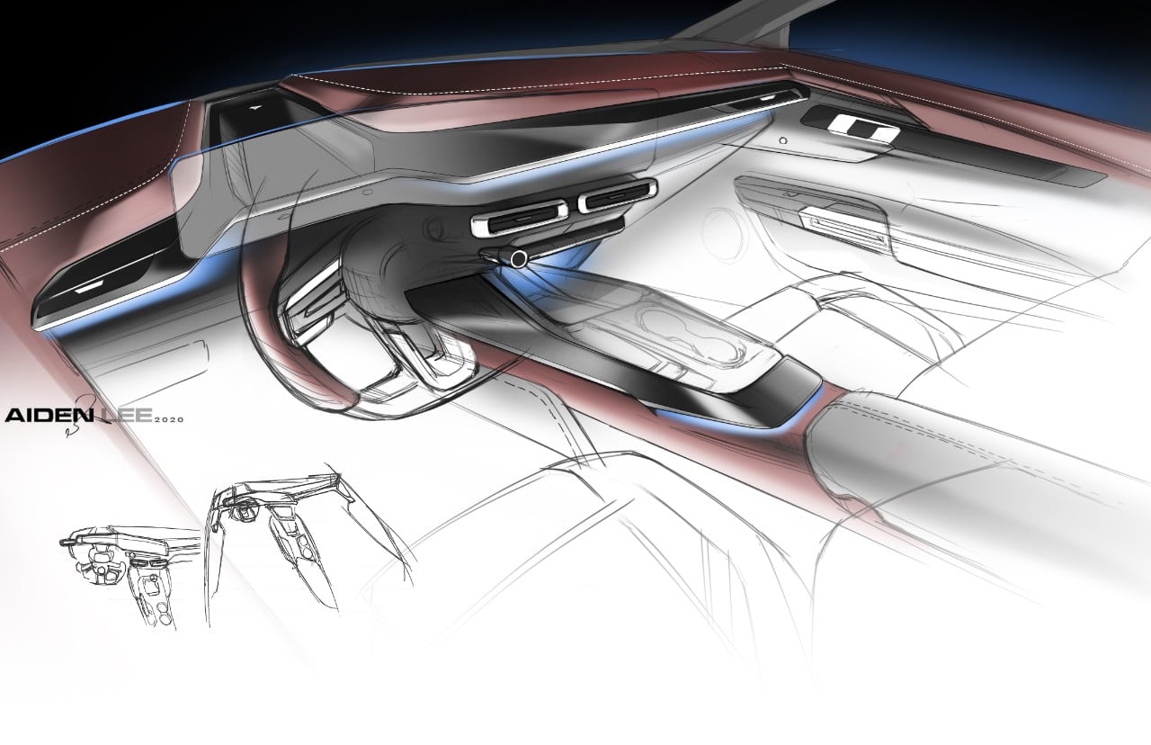 2024 Ford Mustang Design Sketches