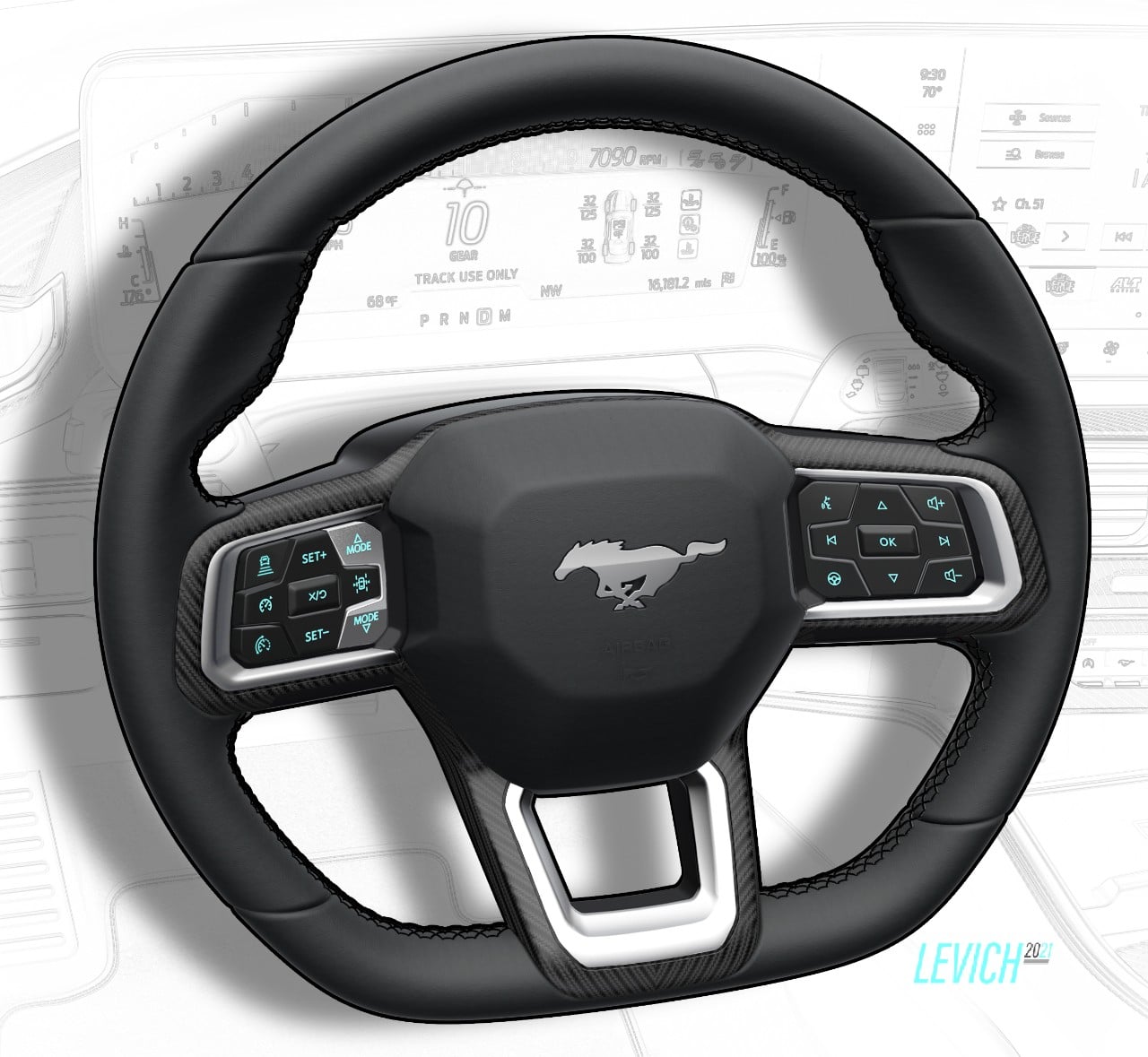 2024 Ford Mustang Design Sketches