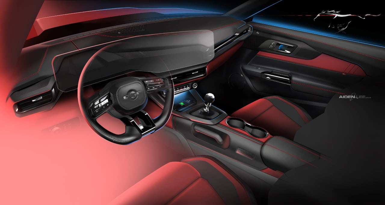 2024 Ford Mustang Design Sketches