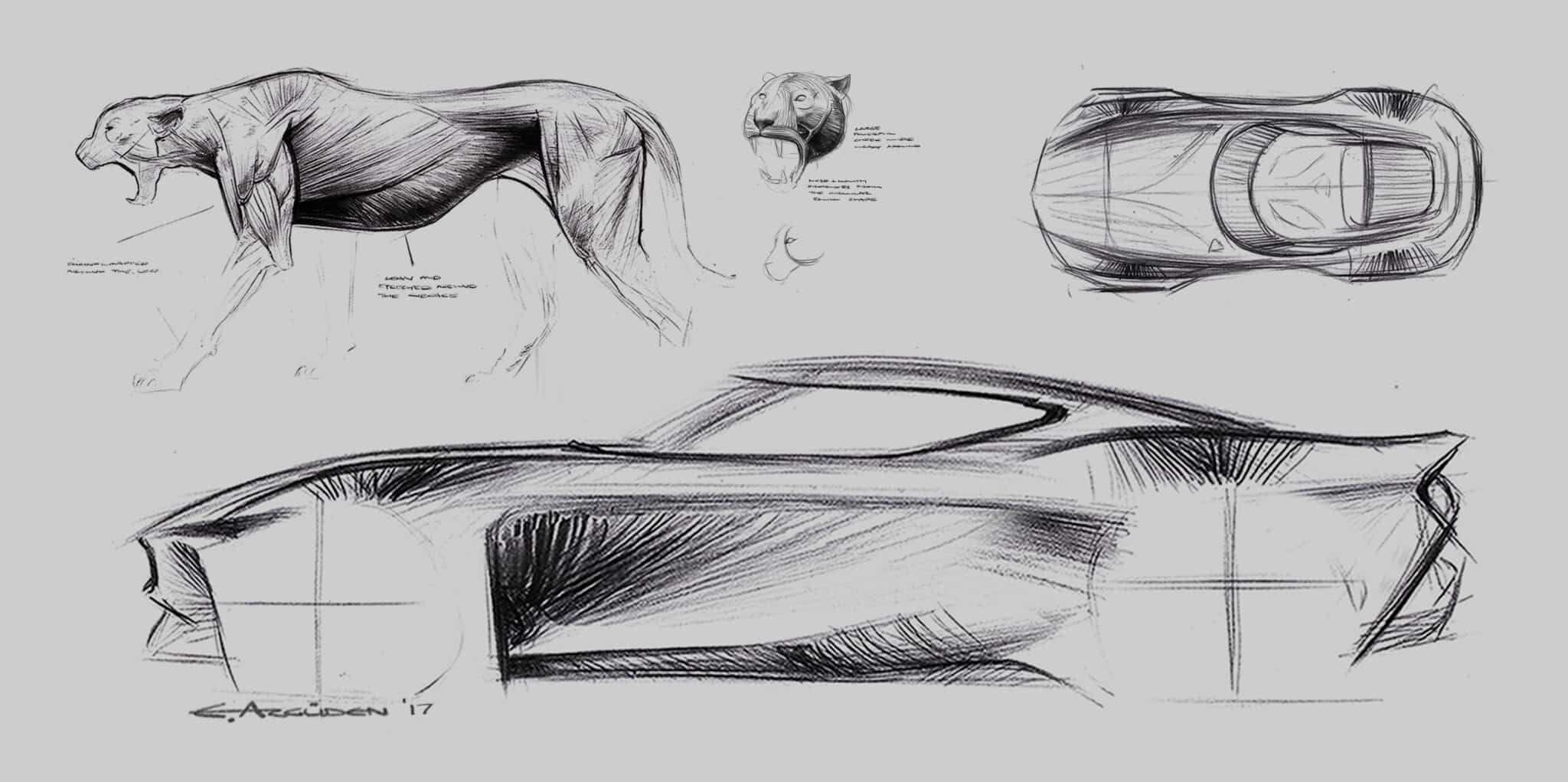 2024 Ford Mustang Design Sketches